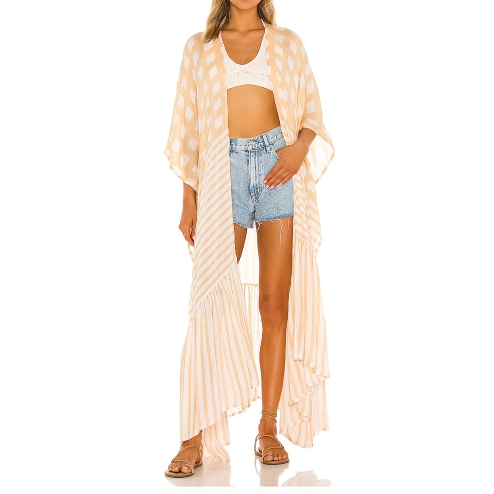 Free people floor length kimono